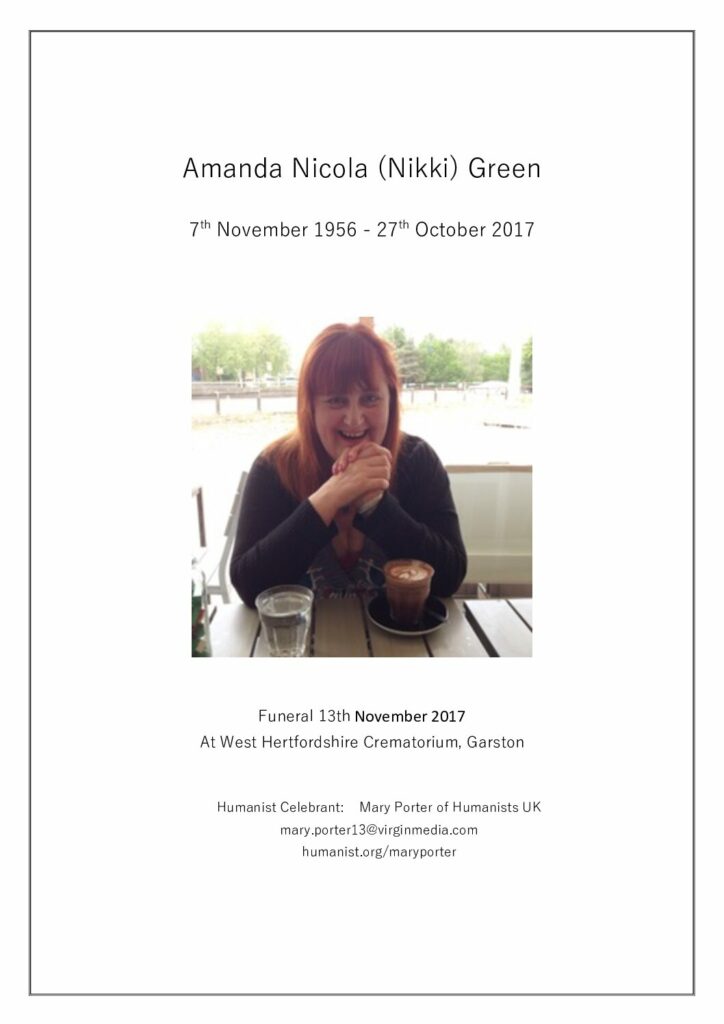 Amanda Nicola Green Tribute