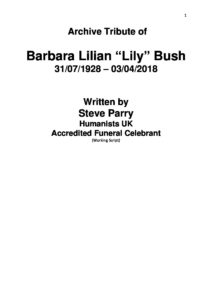 Barbara Bush Archive Tribute