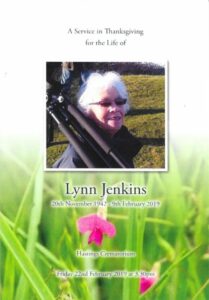 Barbara Lynn Jenkins order of service