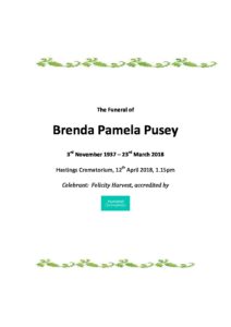 Brenda Pusey Archive tribute
