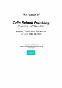 Colin Frankling Archive Tribute