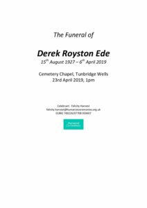 Derek Ede Archive Tribute