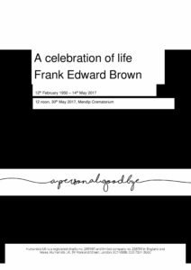 Frank Edward Brown Tribute Archive