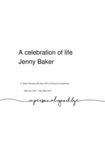 HFTA 219 Jenny Baker  Archive Tribute