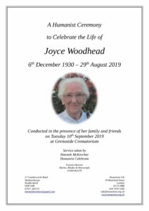 HFTA 225 Joyce Woodhead Archive Tribute