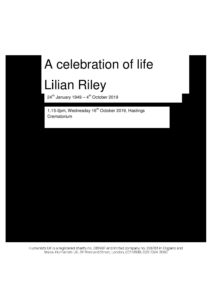 HFTA 229 Lilian Riley  Archive Tribute