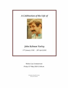 John Varley Archive Tribute