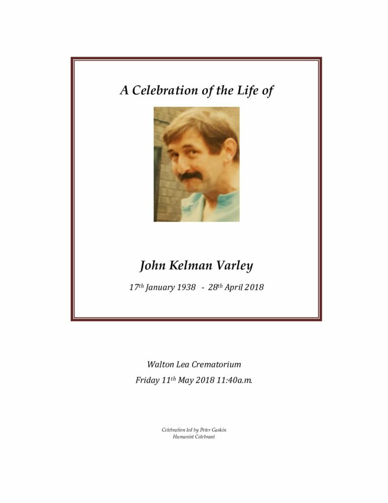 John Varley Archive Tribute