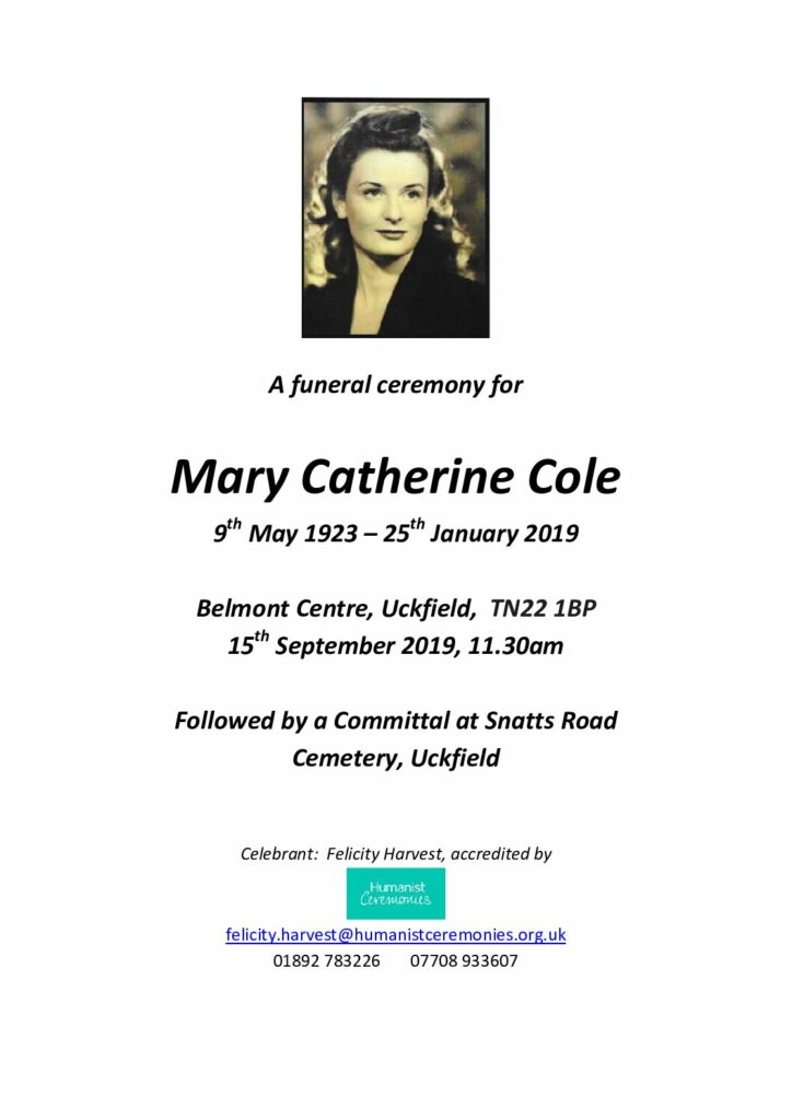 Mary Cole Archive Tribute