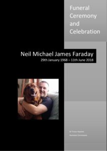 Neil Faraday Order of Service