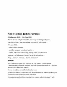 Neil Faraday Tribute