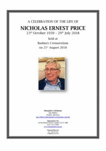 Nicholas Price Tribute