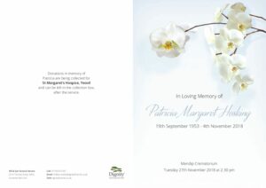 Patricia Hosking Order of Service
