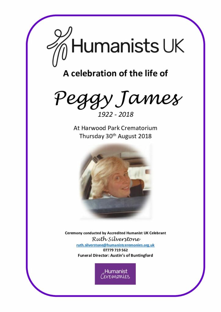 Peggy James Archive Tribute