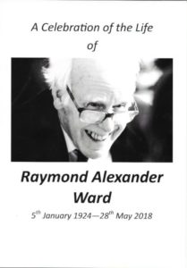 Raymond Ward Order of Service