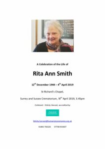 Rita Smith Archive Tribute