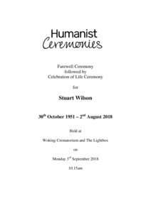 Stuart Wilson Archive Tribute