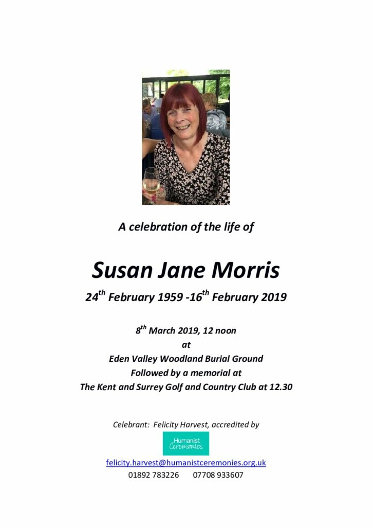 Susan Morris Archive Tribute