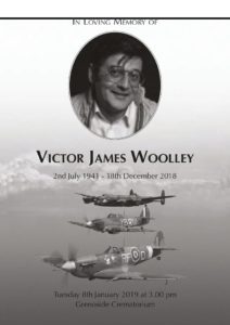Victor Woolley Order of Service