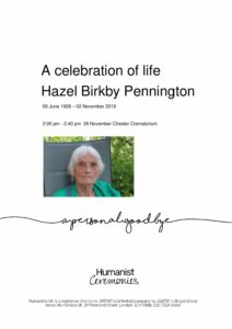 Hazel Birkby Pennington Tribute (1)