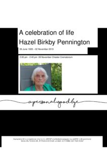 Hazel Birkby Pennington Tribute (1)