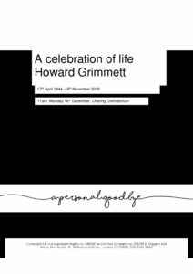 Howard Grimmett Tribute Archive