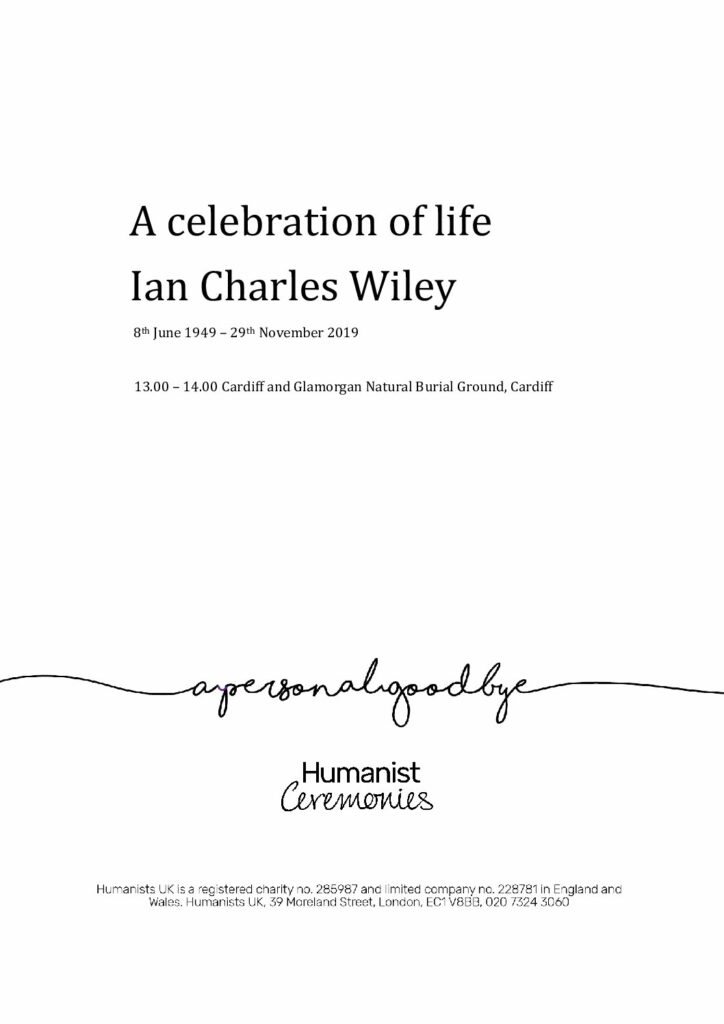 Ian Charles Wiley Tribute Archive
