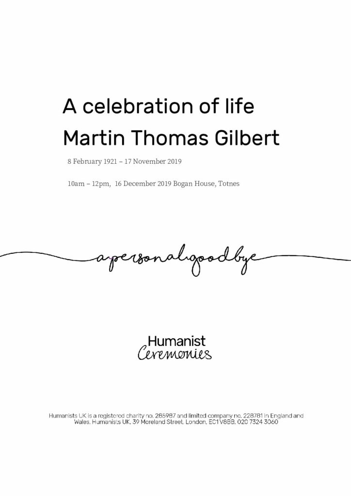 Martin Gilbert Tribute1 (1)