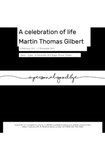 Martin Gilbert Tribute1 (1)