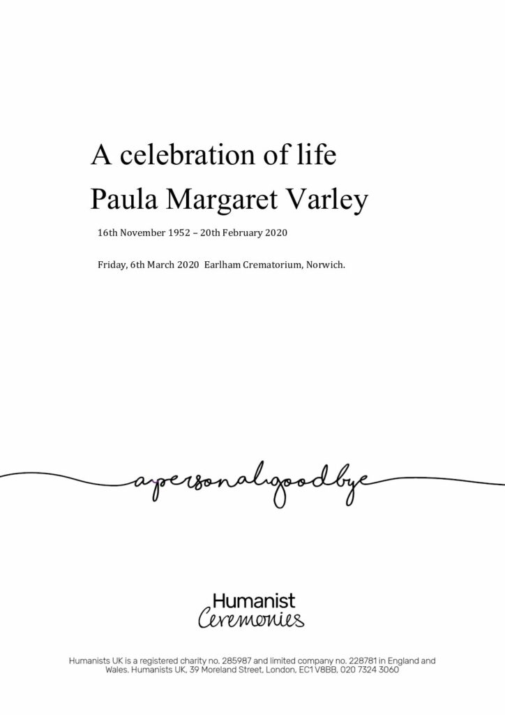 Paula Varley Tribute