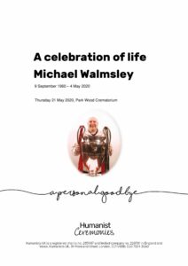 Michael Walmsley Tribute Archive