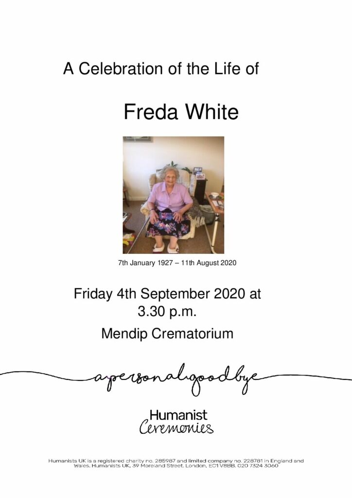 Freda-White-Tribute