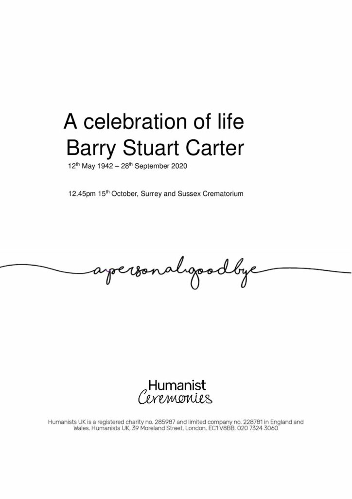 Barry Stuart Carter Tribute Archive1