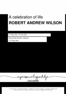 Robert Andrew 'Bob' Wilson Tribute Archive2