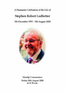 Stephen Robert Ledbetter Order of Service