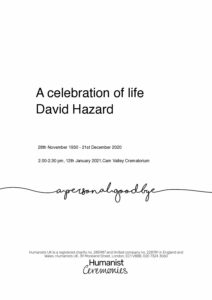 David Henry Hazard Tribute Archive