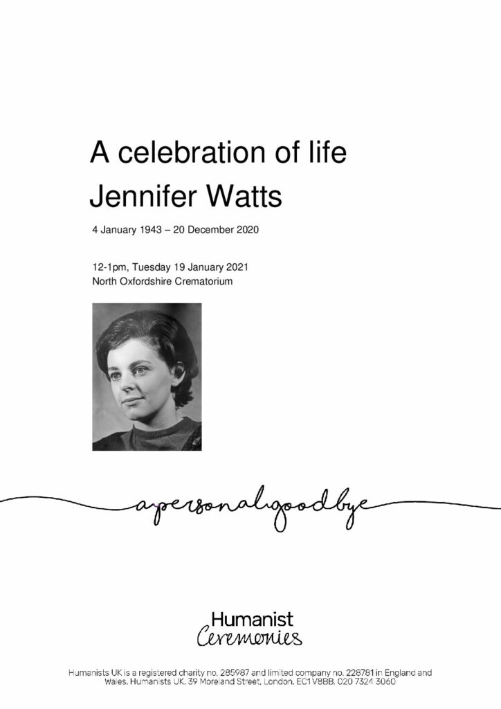 Jennifer Watts Tribute Archive1