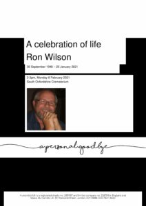 Ronald Wilson Tribute Archive