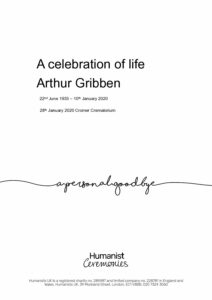 Arthur Gribben Tribute Archive