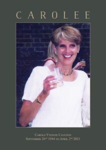 Carole Yvonne Caulton Order of Service