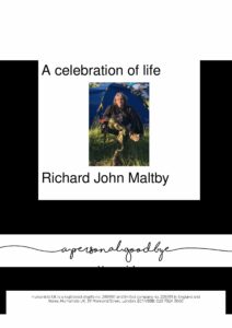 Richard John Maltby Tribute Archive