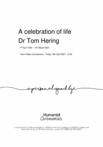 Thomas Frederick Hering Tribute Archive