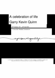 Garry Kevin Quinn Tribute Archive