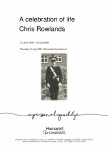 Christopher Rowlands Tribute Archive