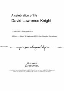 David Lawrence Knight Tribute Archive