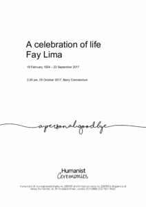 Fay Lima Tribute Archive