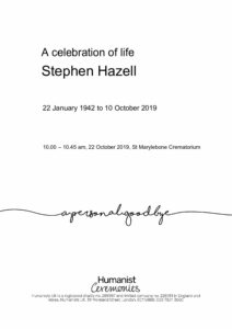 Stephen Hazell Tribute Archive