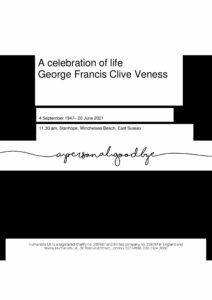 George Francis Clive Veness Tribute Archive