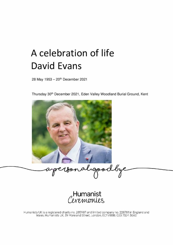 David Evans Tribute Archive
