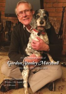 Gordon Stanley Marshall Order of Ceremony